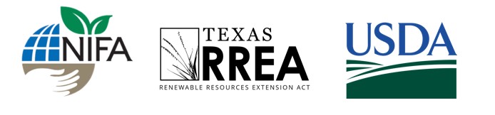 NIFA, Texas RREA, and USDA Logos